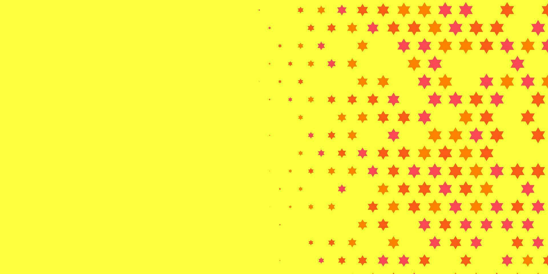 Stars wide banner Two Color Abstract Illustration background beautiful wallpaper of colorful multi sizes stars vector