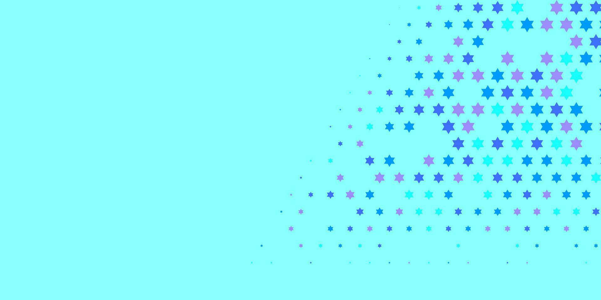 Stars wide banner Two Color Abstract Illustration background beautiful wallpaper of colorful multi sizes stars vector
