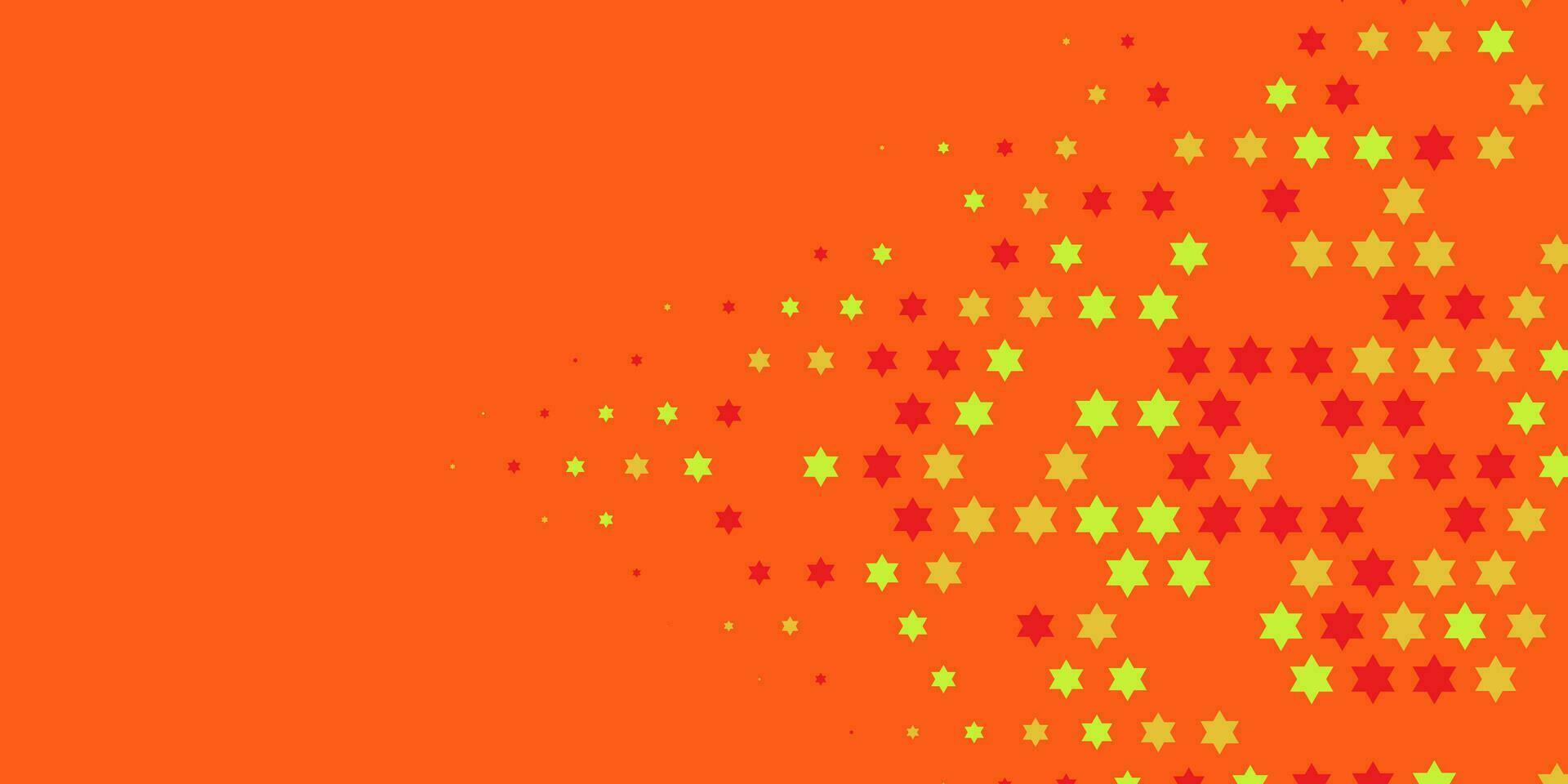 Stars wide banner Two Color Abstract Illustration background beautiful wallpaper of colorful multi sizes stars vector