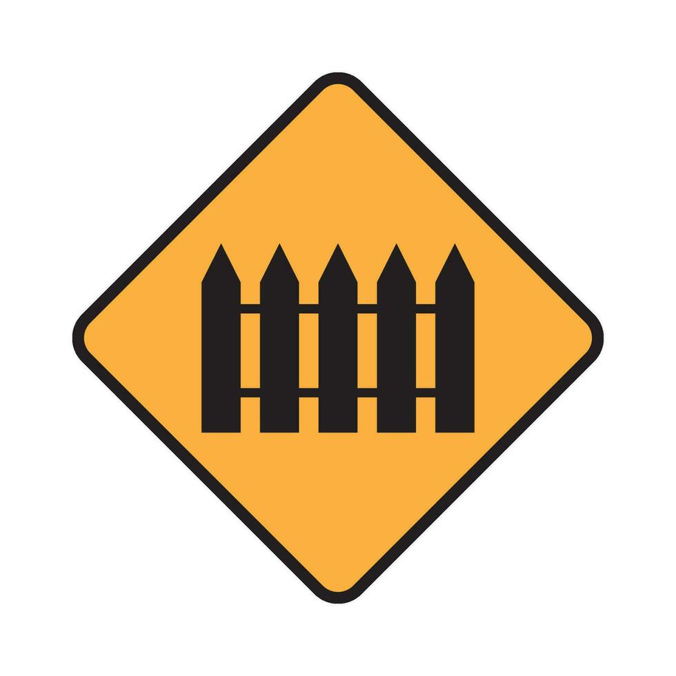 traffic sign icon, sign approaching a railway crossing vector