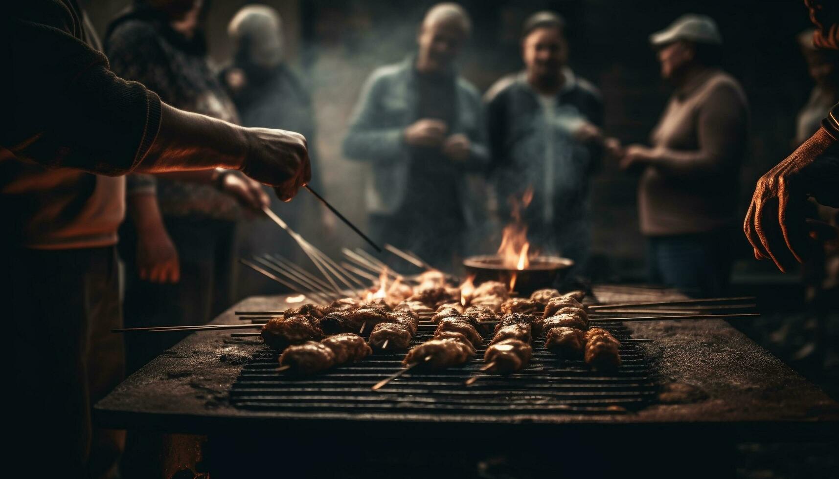 ai generado un gastrónomo mexicano comida con A la parrilla carne, Fresco verduras, y salsa generado por ai foto