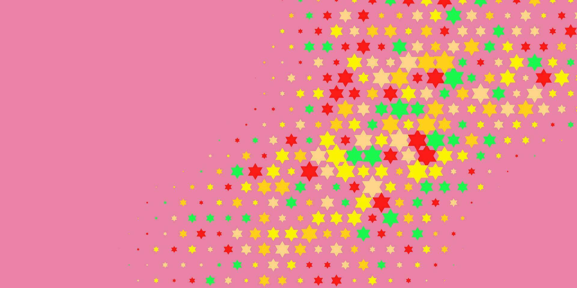 Colorful stars Abstract Illustration background beautiful banner with copy space vector
