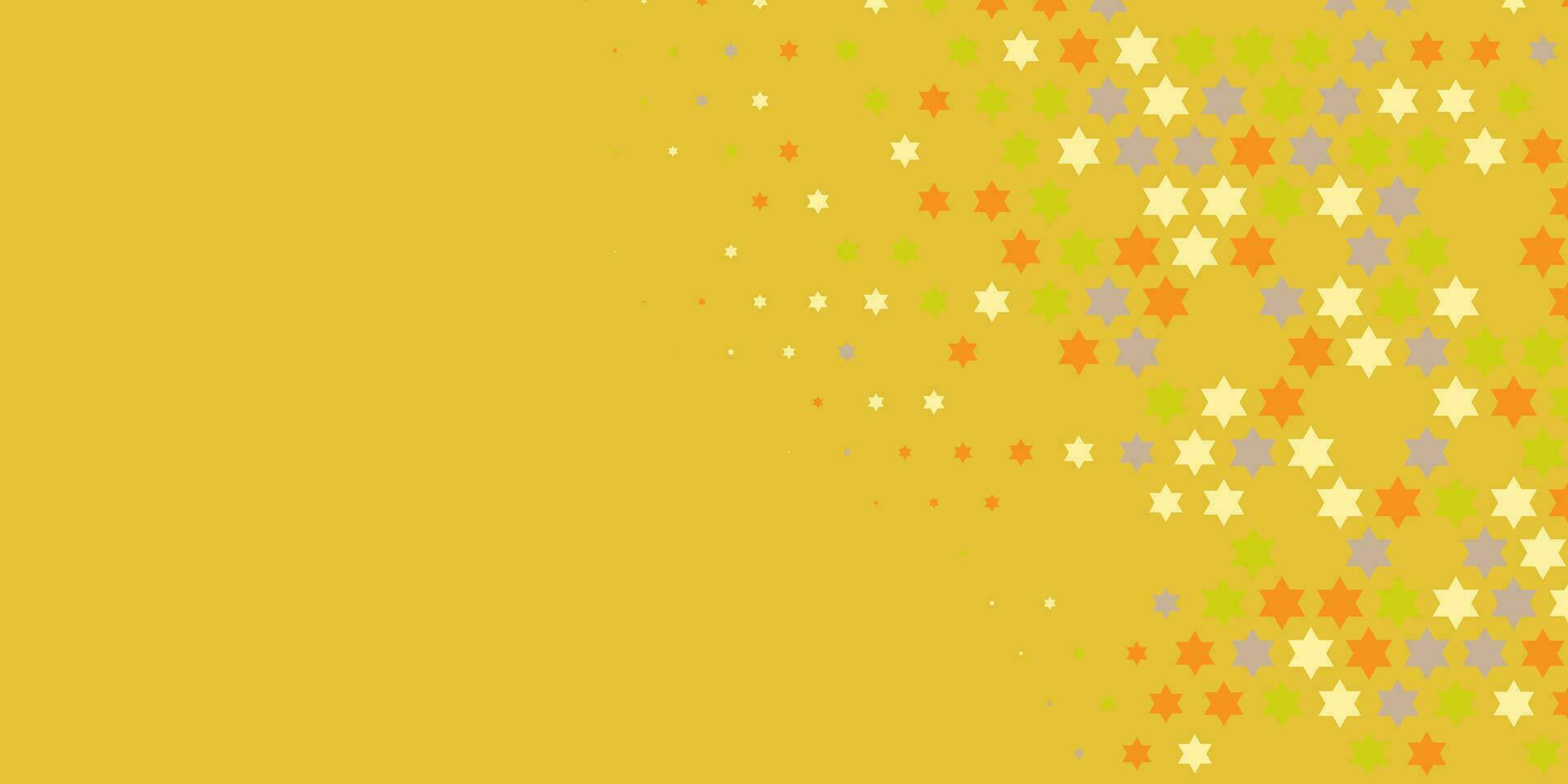 Stars wide banner Two Color Abstract Illustration background beautiful wallpaper of colorful multi sizes stars vector