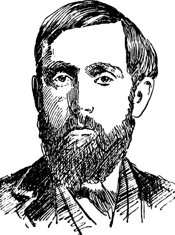 John Dillon, M. P., vintage illustration vector