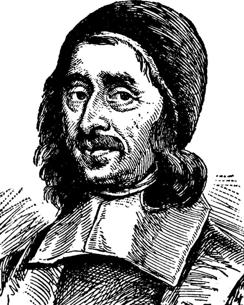 Richard Baxter, vintage illustration vector