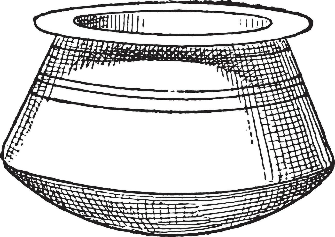 Cauldron without handle vintage engraving 35036861 Vector Art at Vecteezy