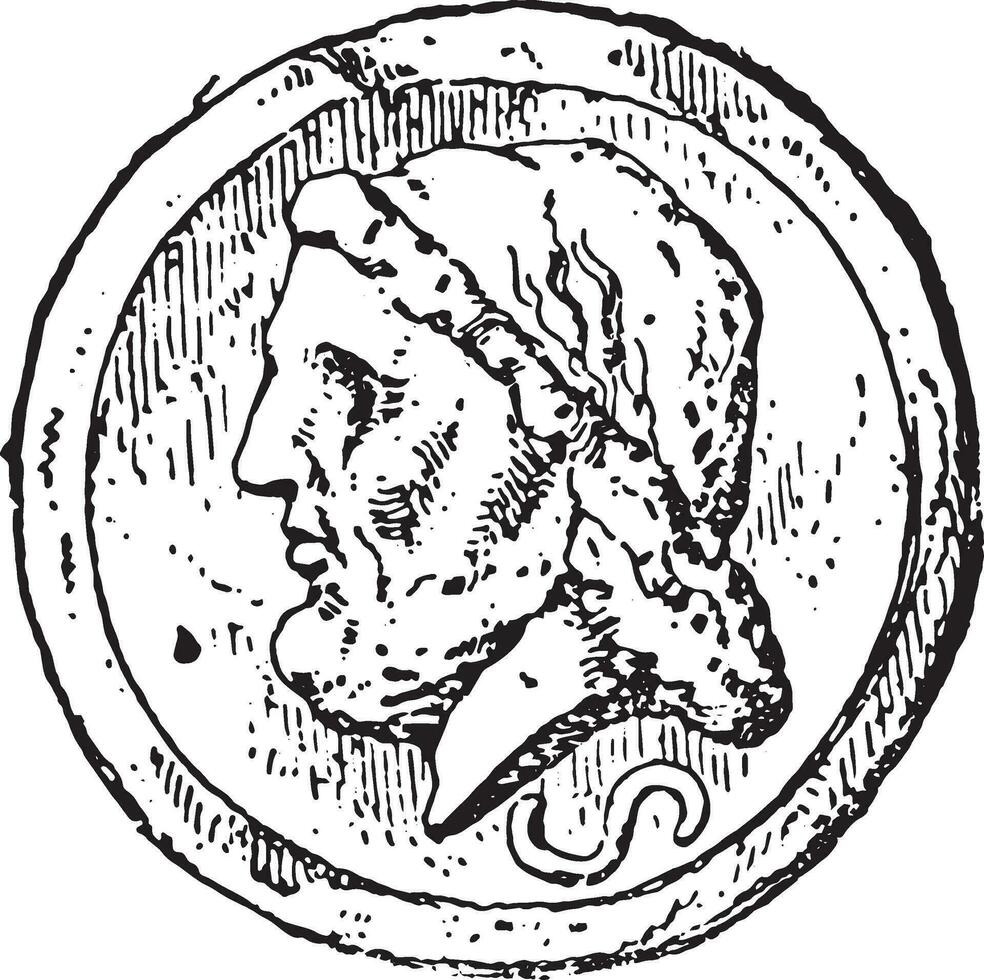 Jupiter, vintage engraving. 35036903 Vector Art at Vecteezy