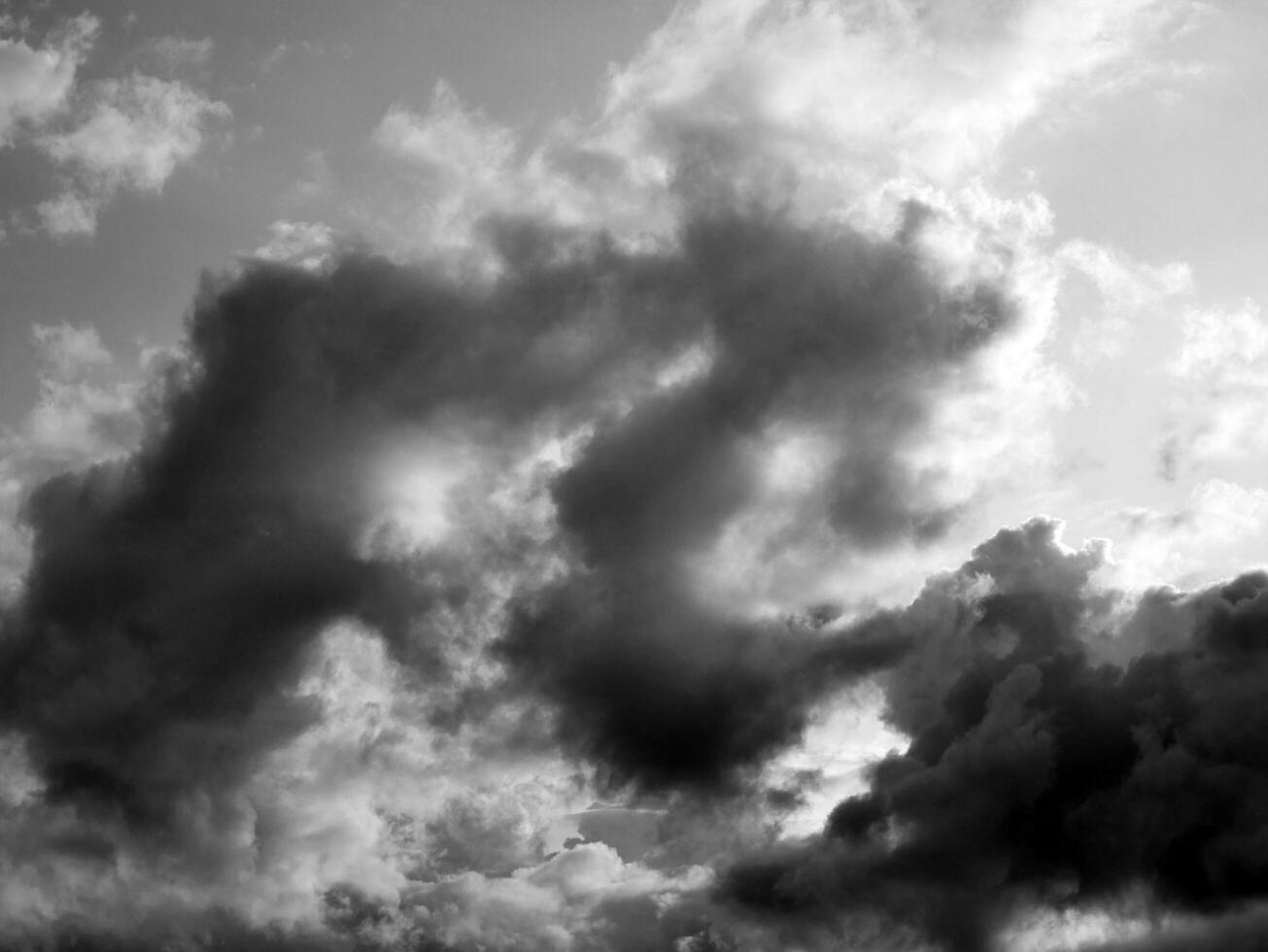 Black and White Beautiful sky background photo