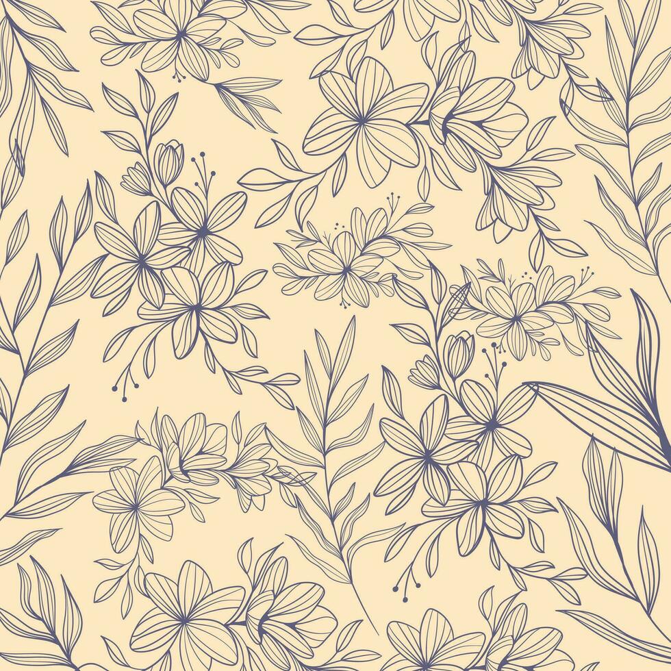 Flower Pattern Design vector