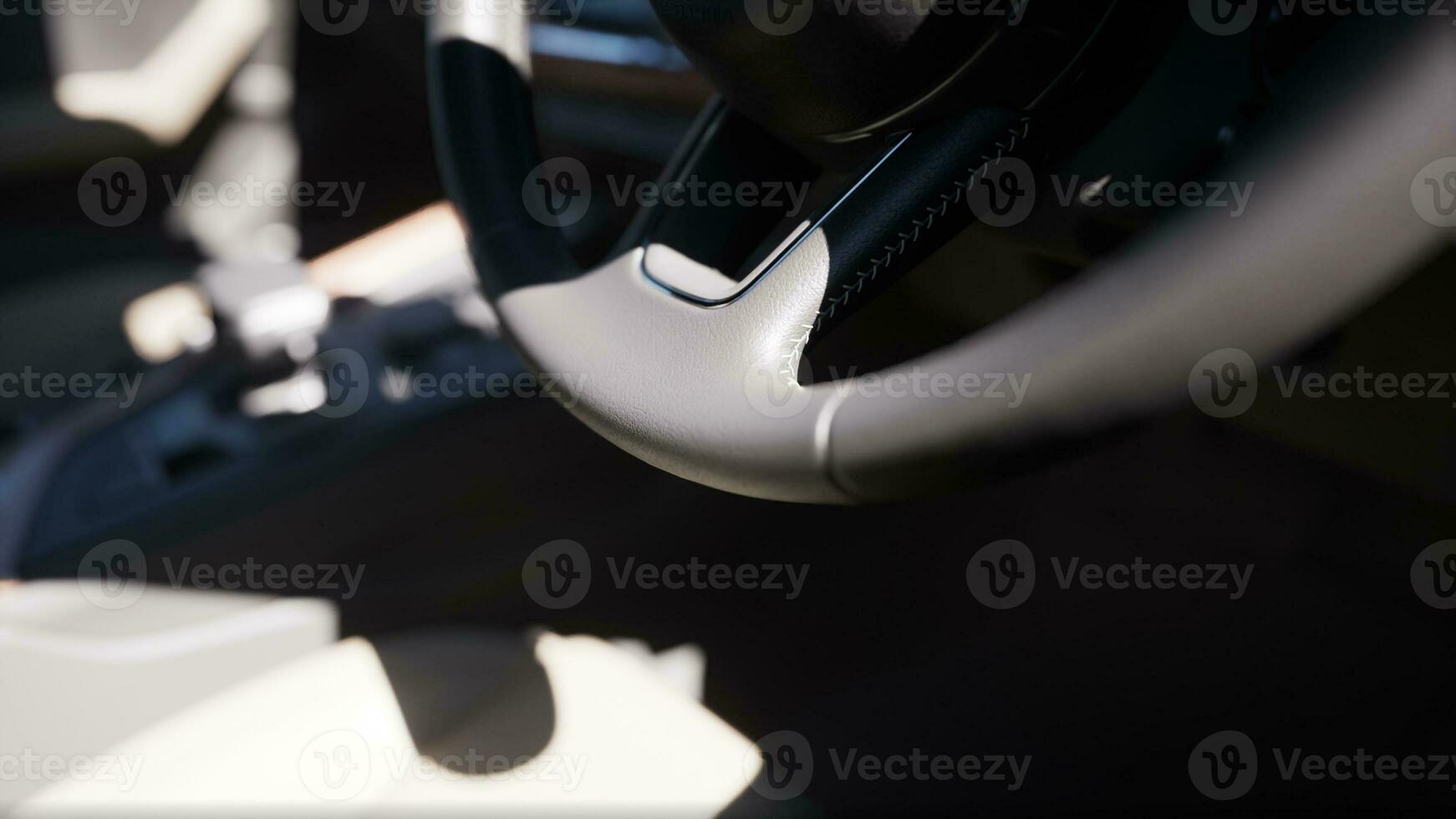 interior diseño de nuevo coche foto