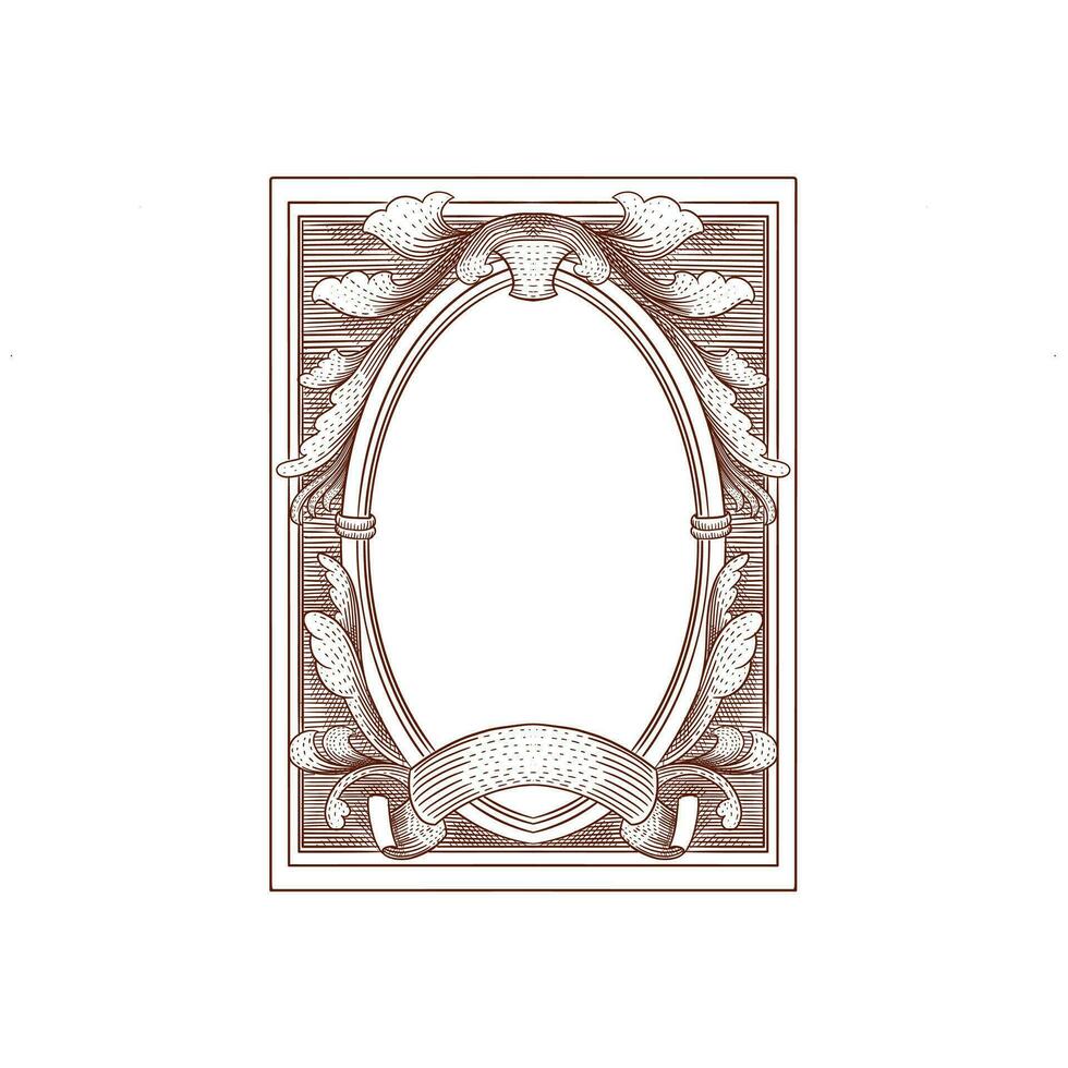 Decorative vintage frames and Gold photo frames with Thai corners floral lines for pictures, Vector design decorative pattern style