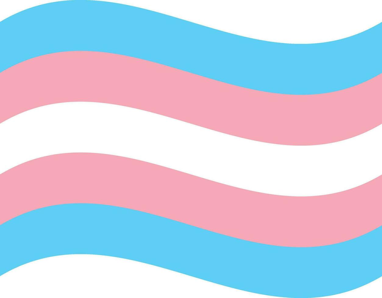 Transgender Pride Flag in shape. Trans Pride Flag. vector