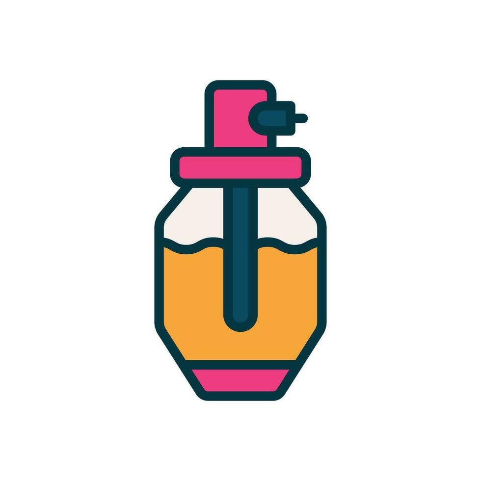 perfume icon. vector filled color icon for your website, mobile, presentation, and logo design.