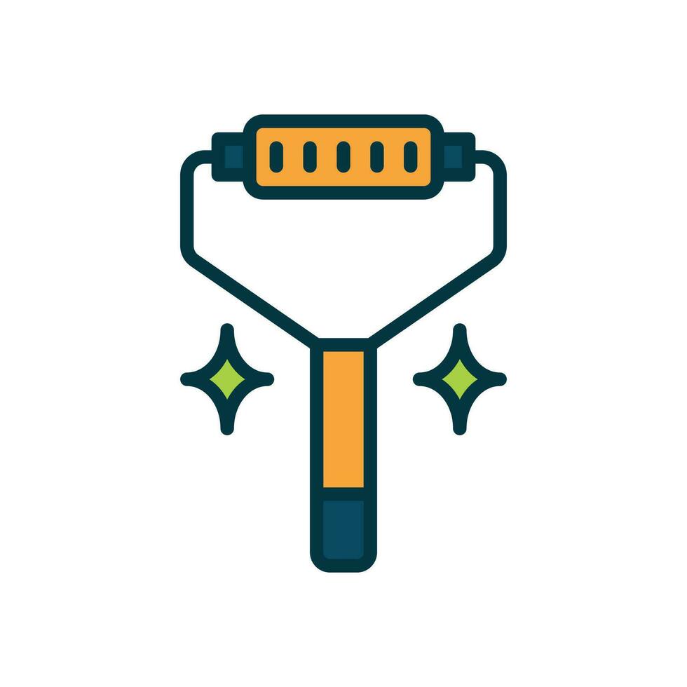 face roller icon. vector filled color icon for your website, mobile, presentation, and logo design.