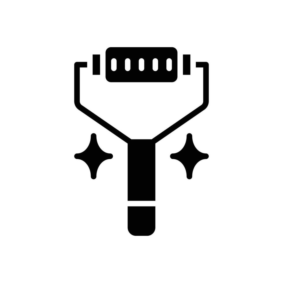 face roller icon. vector glyph icon for your website, mobile, presentation, and logo design.