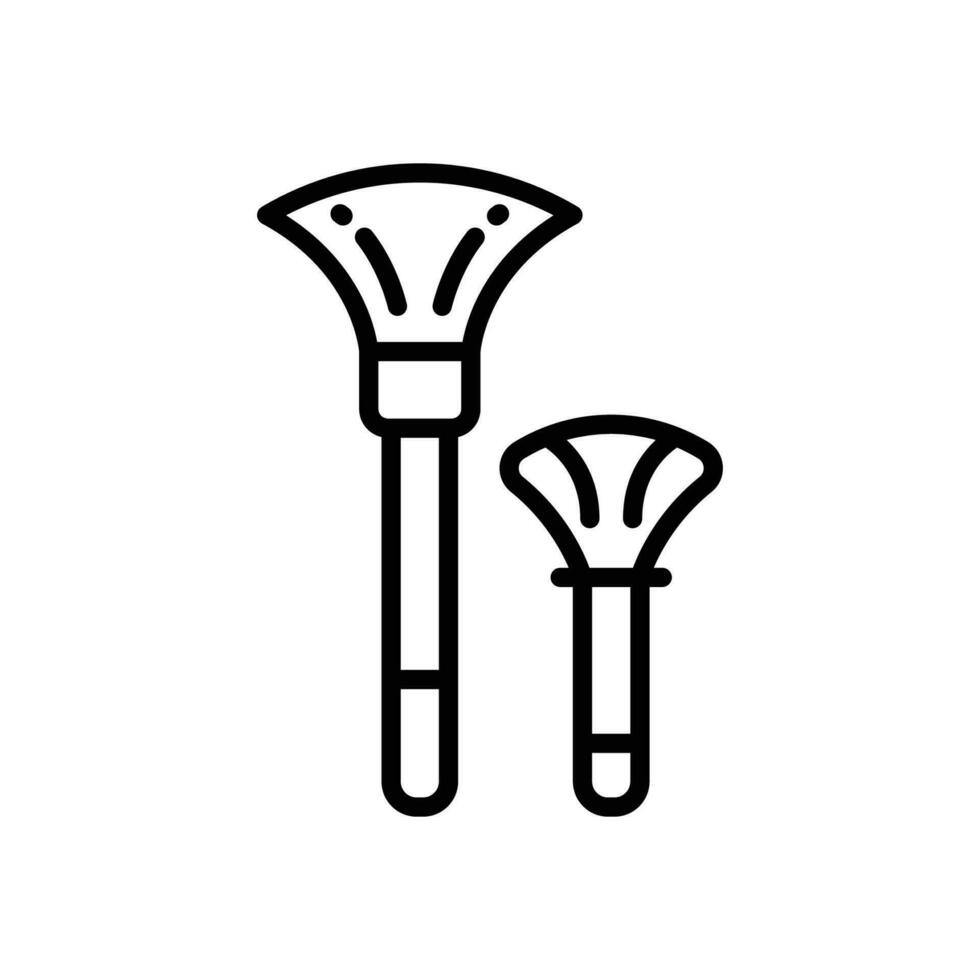 cosmetic brush icon. vector line icon for your website, mobile, presentation, and logo design.