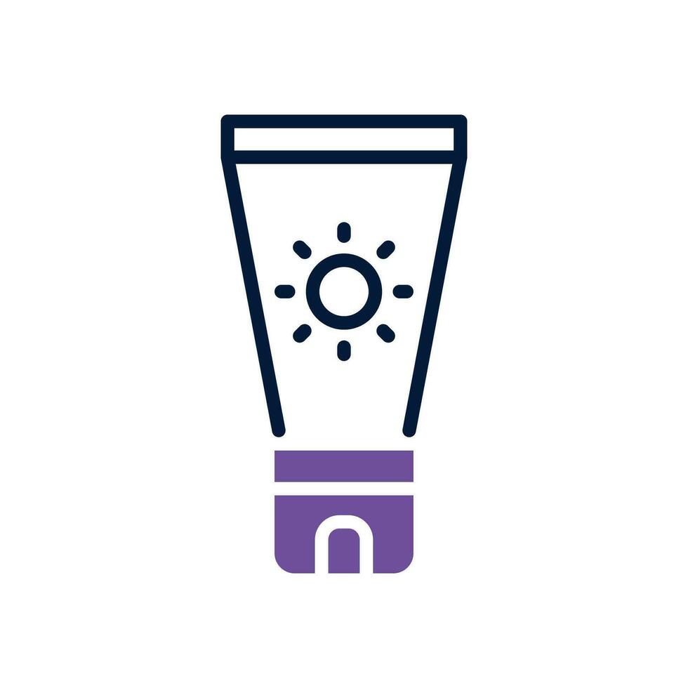 sunscreen icon. vector dual tone icon for your website, mobile, presentation, and logo design.