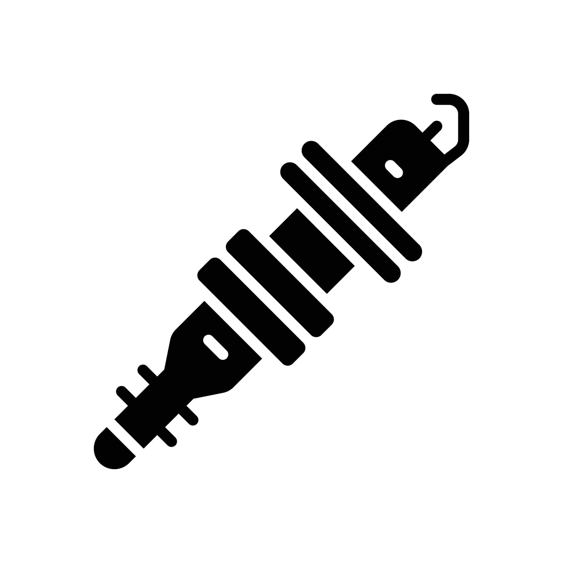 car ignition icon. vector glyph icon for your website, mobile