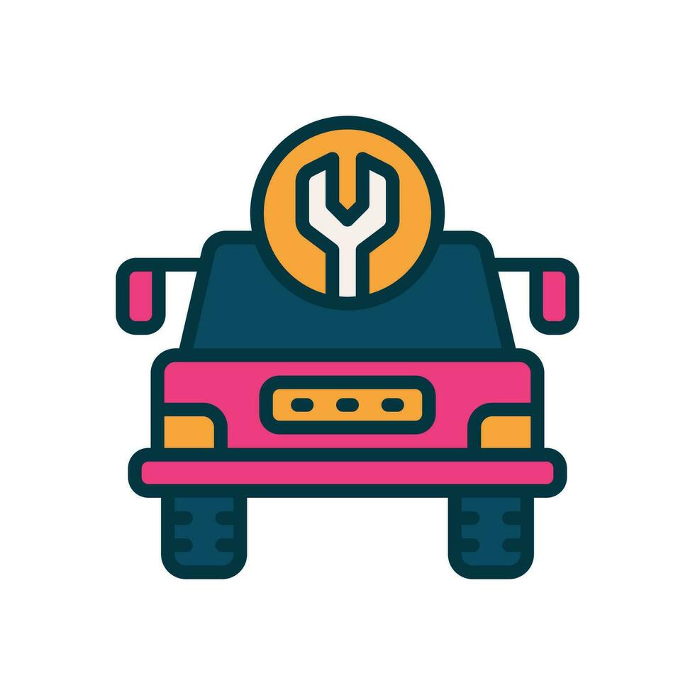 coche Servicio icono. vector lleno color icono para tu sitio web, móvil, presentación, y logo diseño.