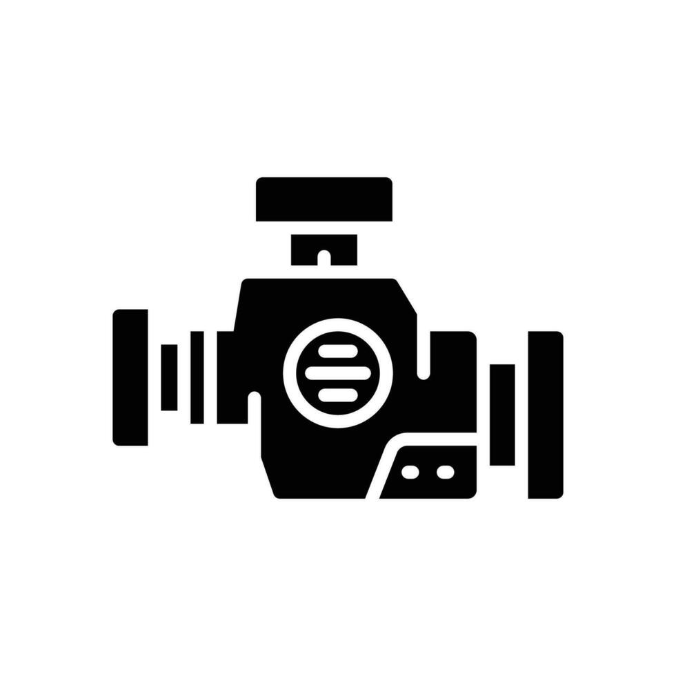 engine icon. vector glyph icon for your website, mobile, presentation, and logo design.