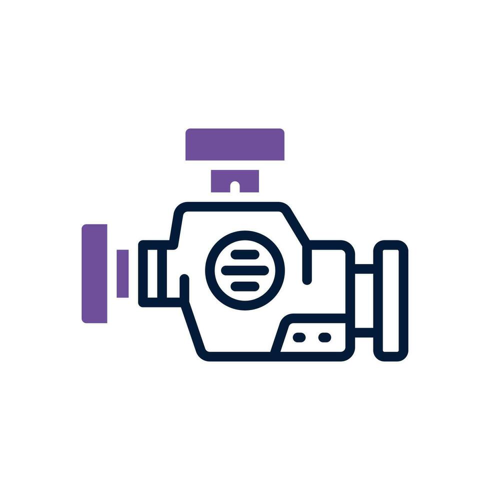 engine icon. vector dual tone icon for your website, mobile, presentation, and logo design.