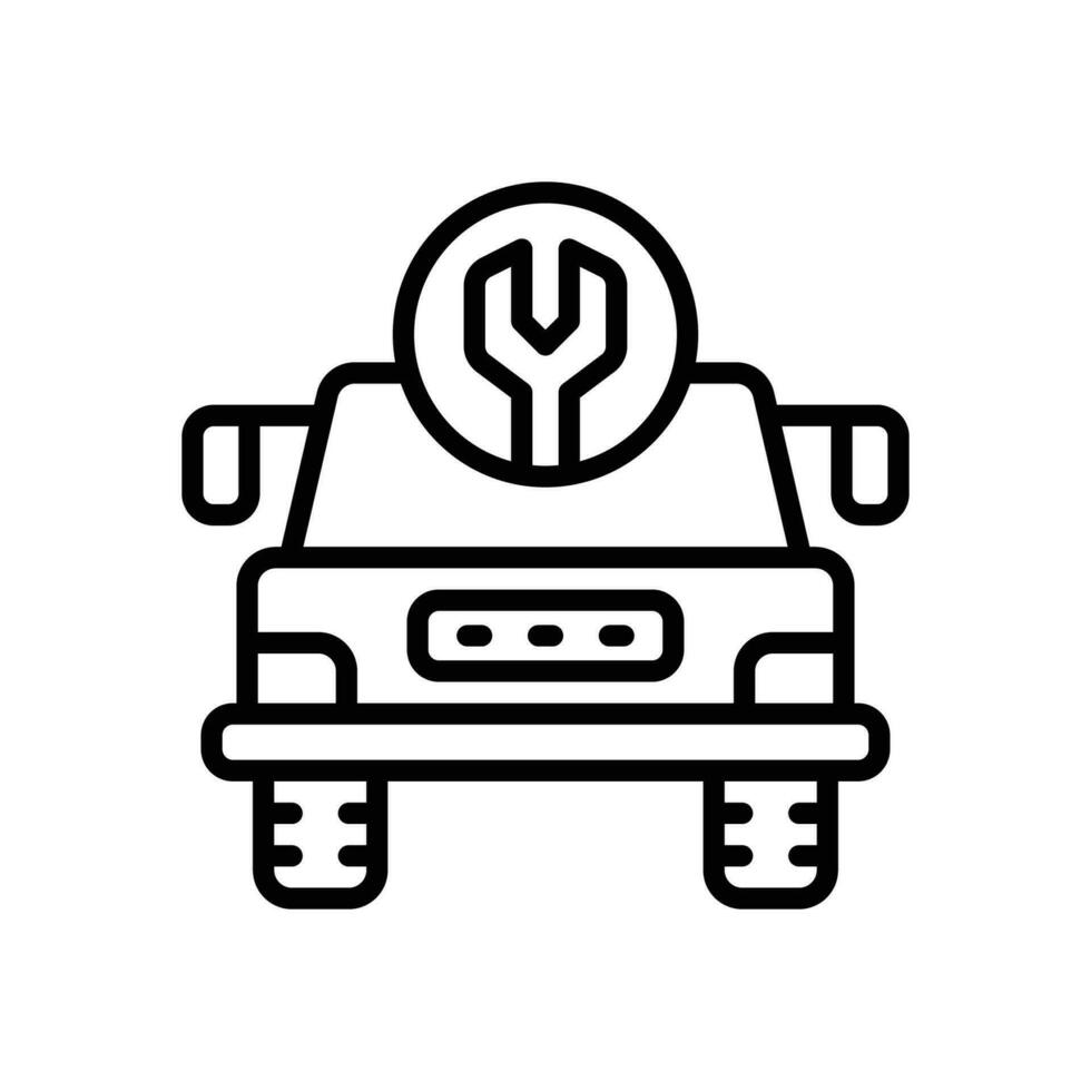 car service icon. vector line icon for your website, mobile, presentation, and logo design.