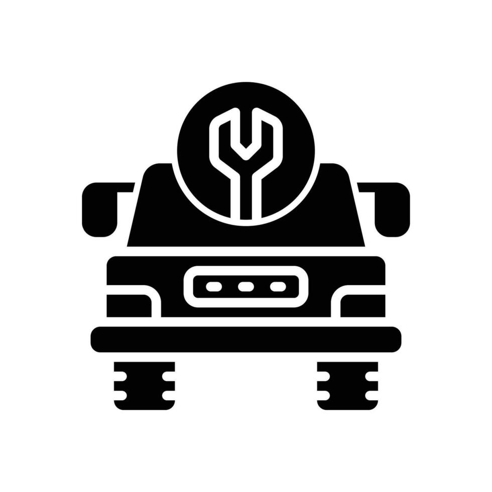 car service icon. vector glyph icon for your website, mobile, presentation, and logo design.