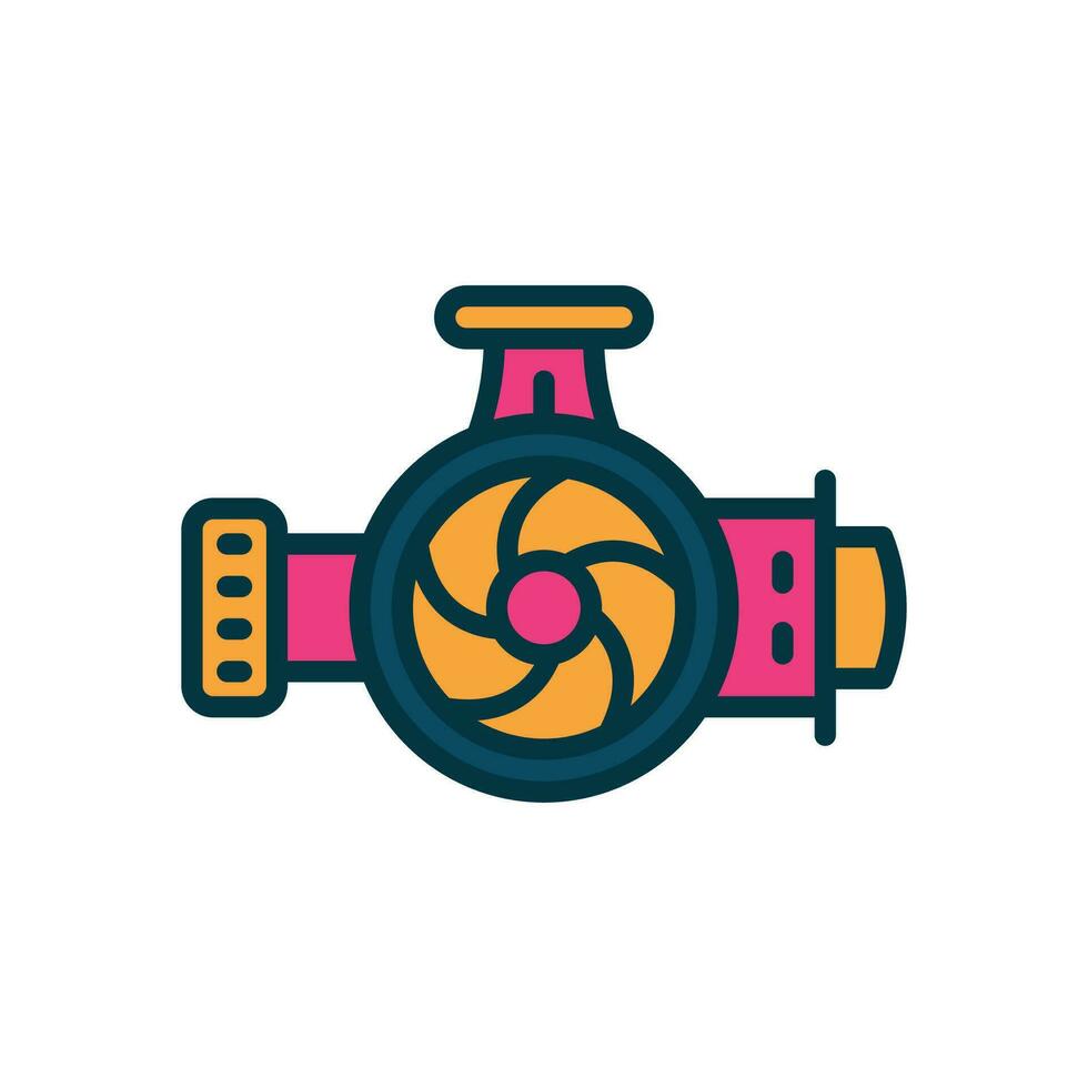 turbo icon. vector filled color icon for your website, mobile, presentation, and logo design.