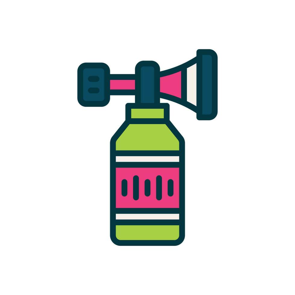 air horn icon. vector filled color icon for your website, mobile, presentation, and logo design.
