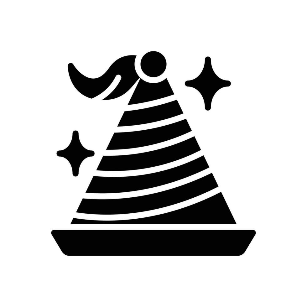 party hat icon. vector glyph icon for your website, mobile, presentation, and logo design.