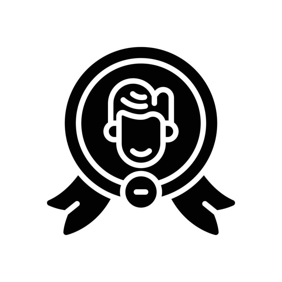 best employee icon. vector glyph icon for your website, mobile, presentation, and logo design.