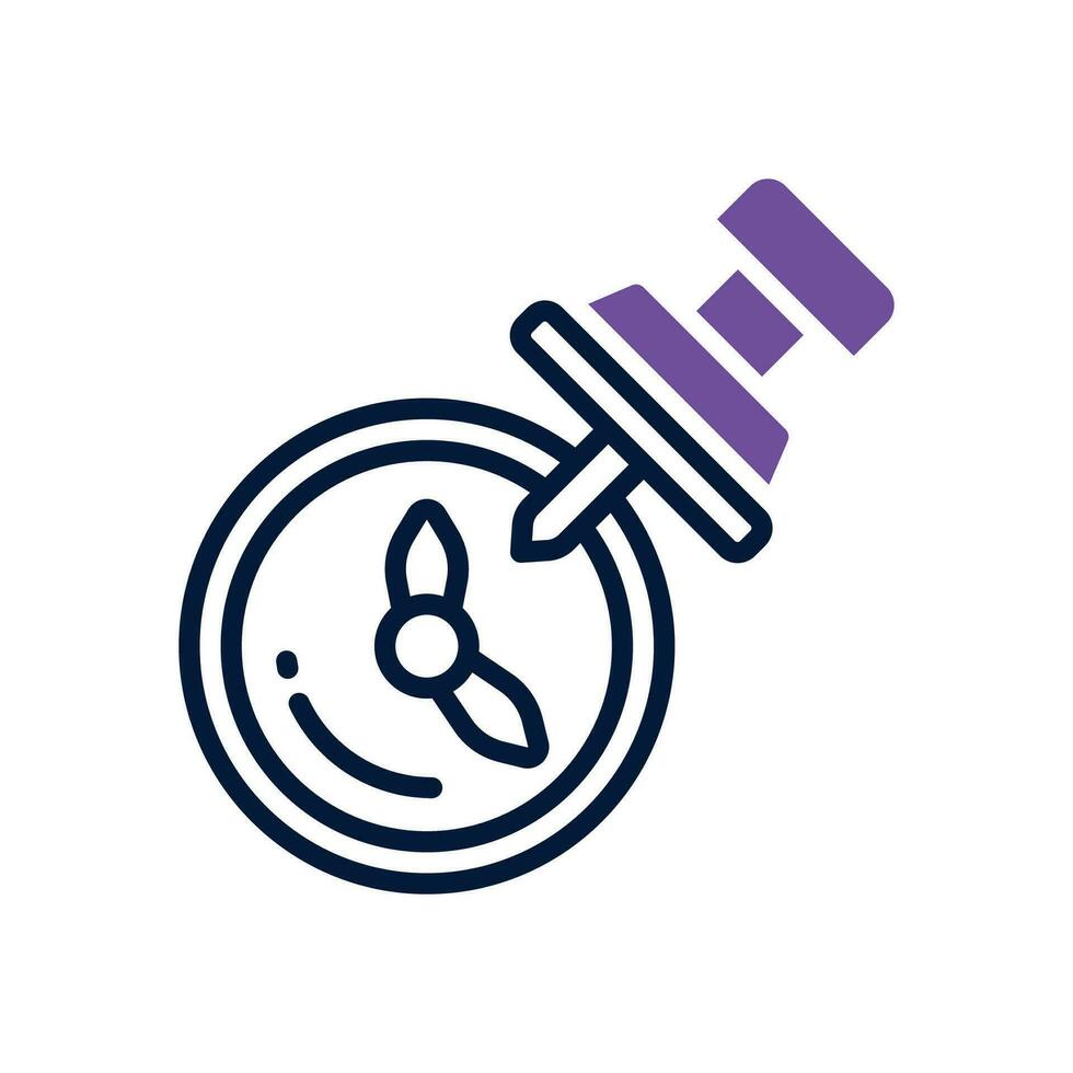 push pin icon. vector dual tone icon for your website, mobile, presentation, and logo design.