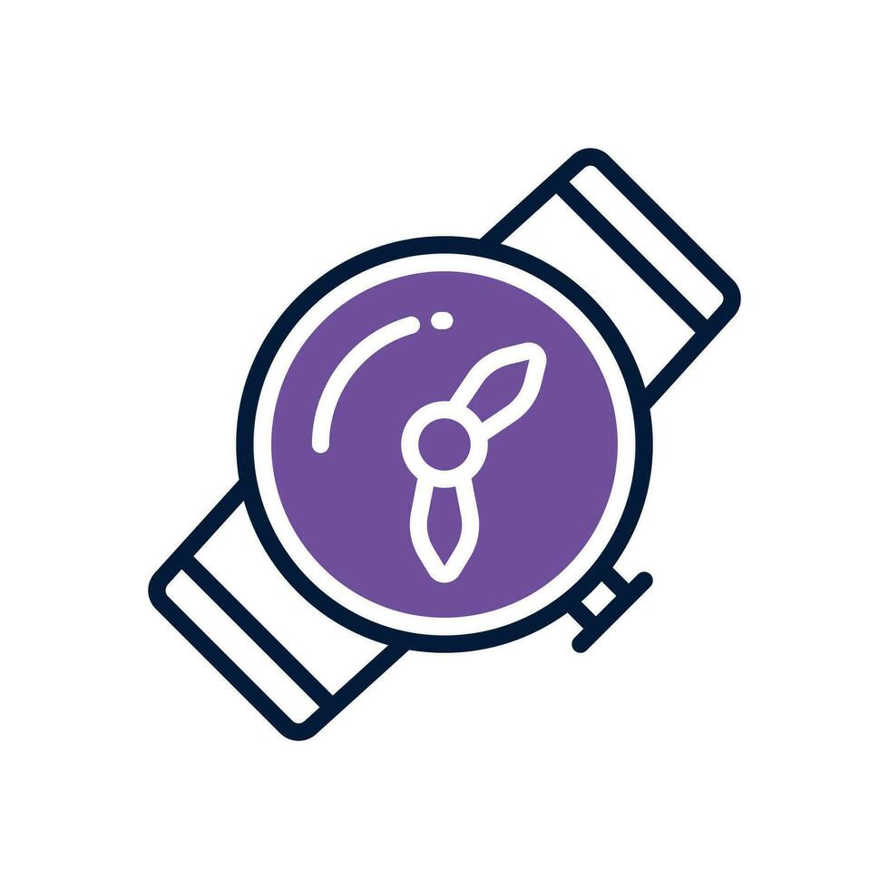 reloj icono. vector doble tono icono para tu sitio web, móvil, presentación, y logo diseño.