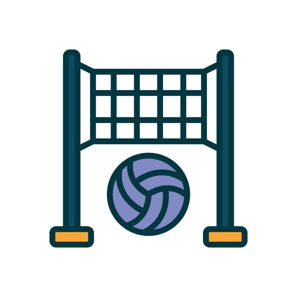 vóleibol icono. vector lleno color icono para tu sitio web, móvil, presentación, y logo diseño.