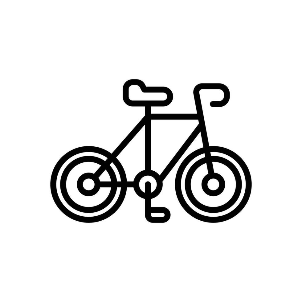 bike icon. vector line icon for your website, mobile, presentation, and logo design.