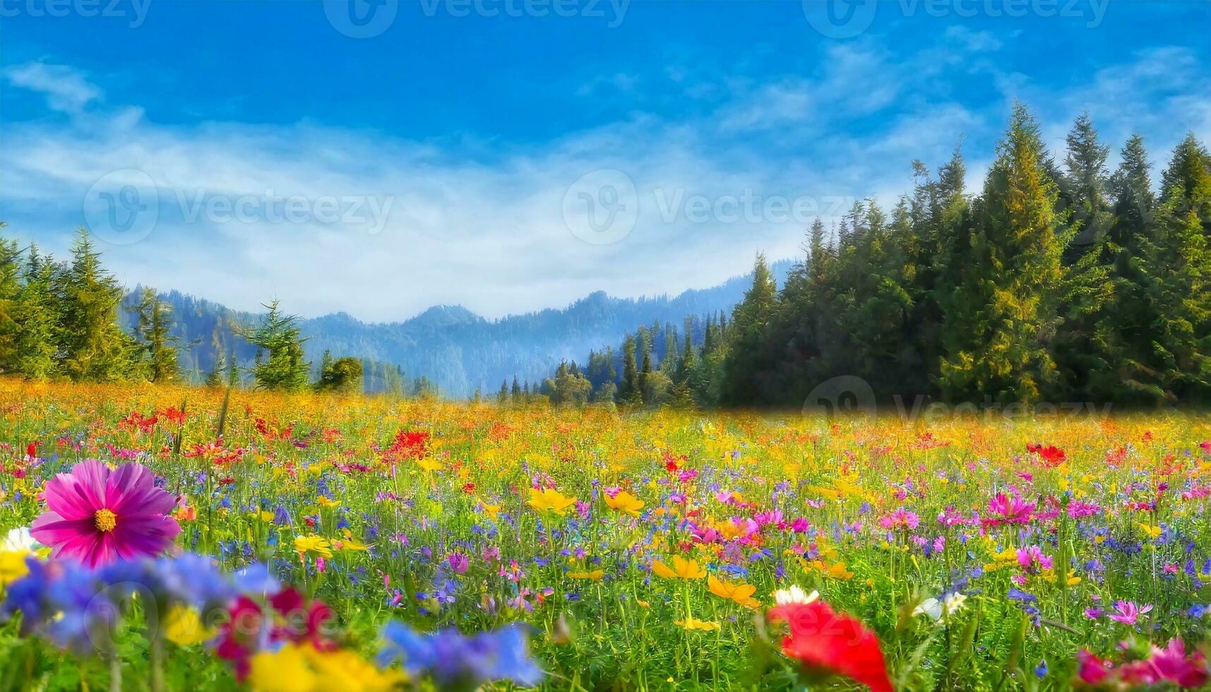 AI generated beautiful nature picture photo