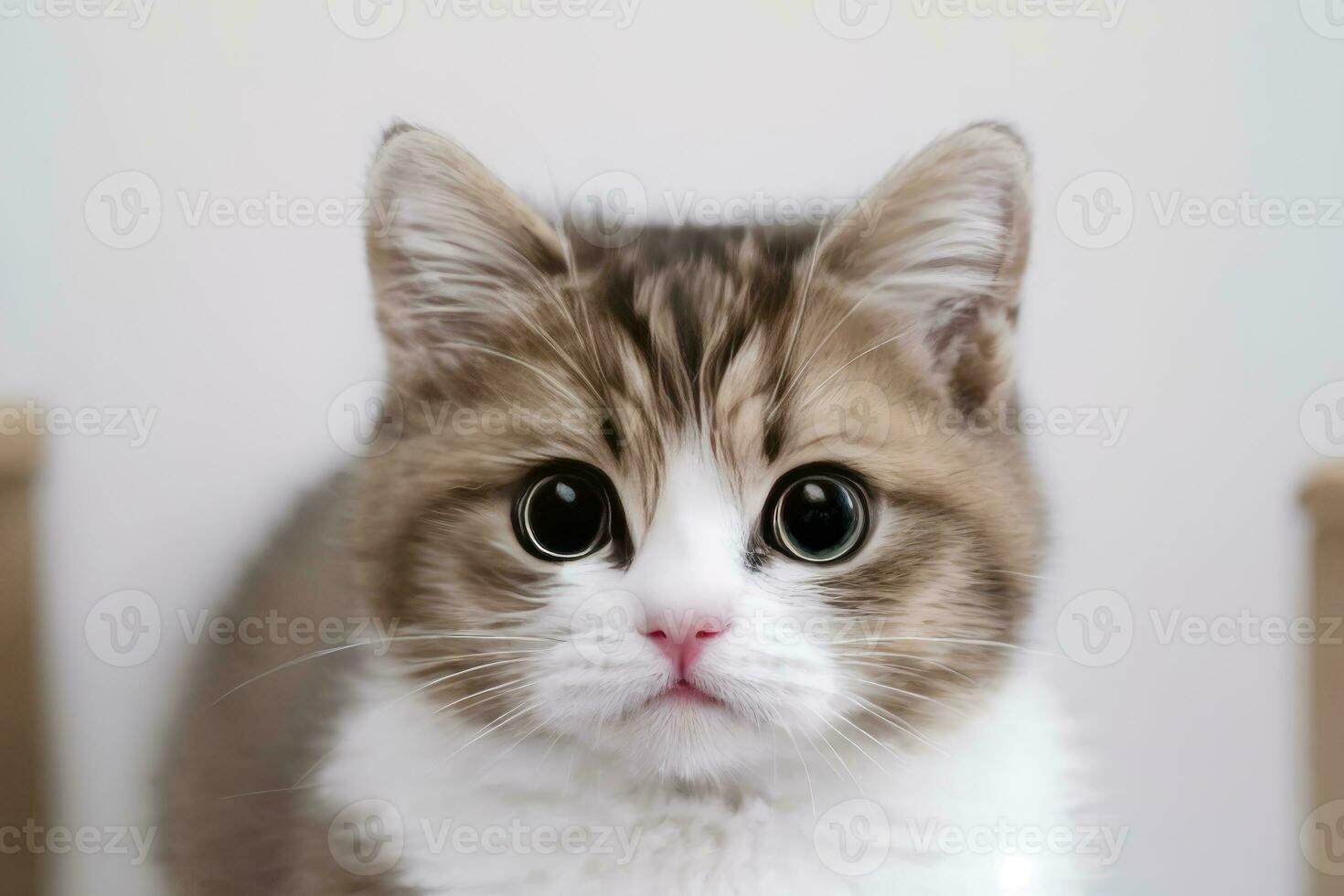 AI generated AI Generative Close up of a cat photo