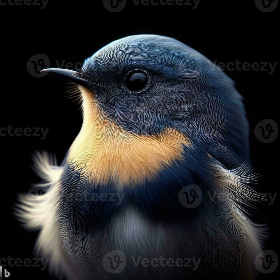 AI generated AI Generative Close up of a bird photo