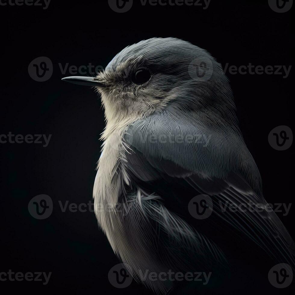 AI generated AI Generative Close up of a bird photo