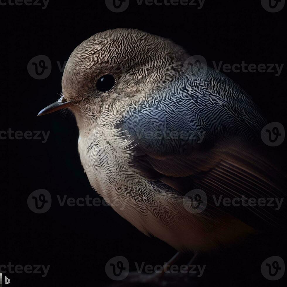 AI generated AI Generative Close up of a bird photo