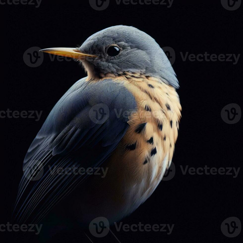 AI generated AI Generative Close up of a bird photo