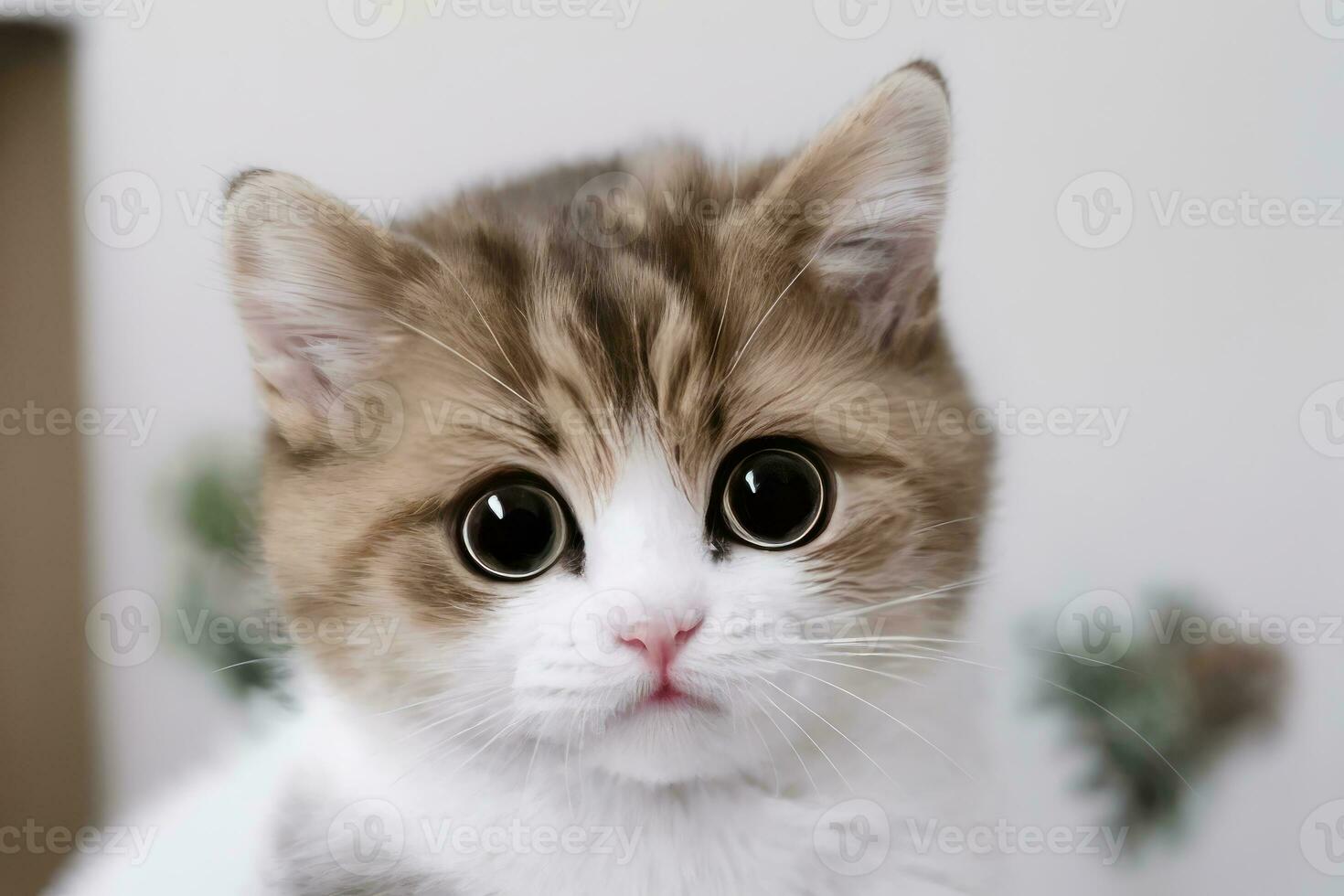 AI generated AI Generative Close up of a cat photo