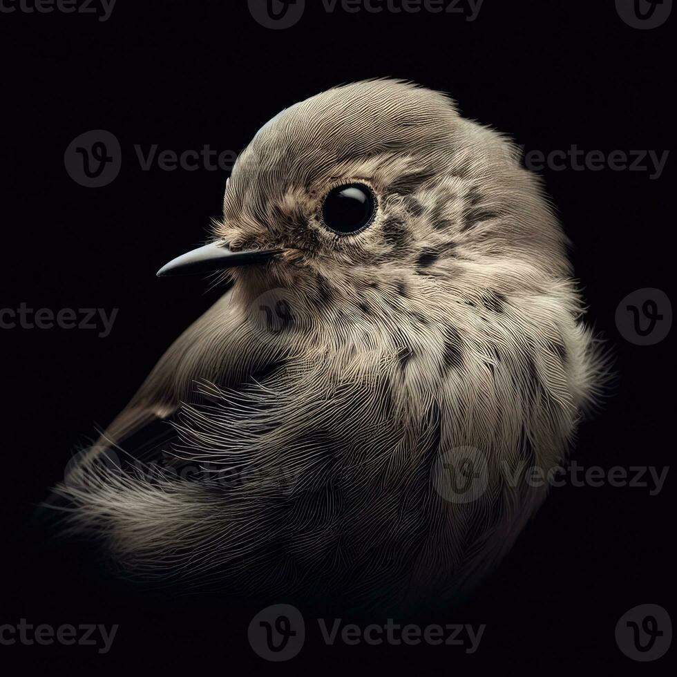 AI generated AI Generative Close up of a bird photo