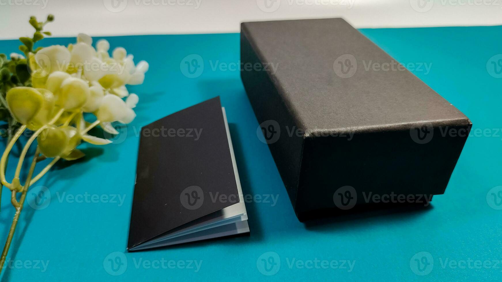 Black box photo for your business product packaging mockup
