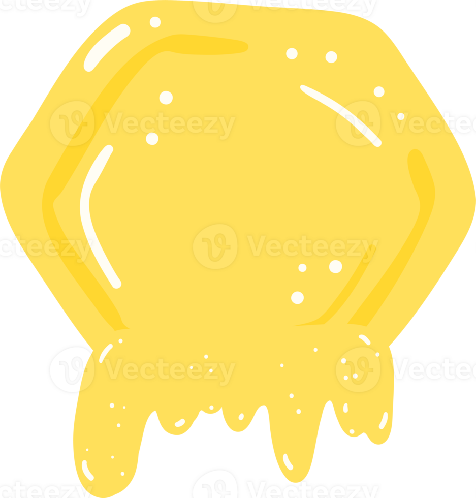 Cute Honeycomb illustration flat design png