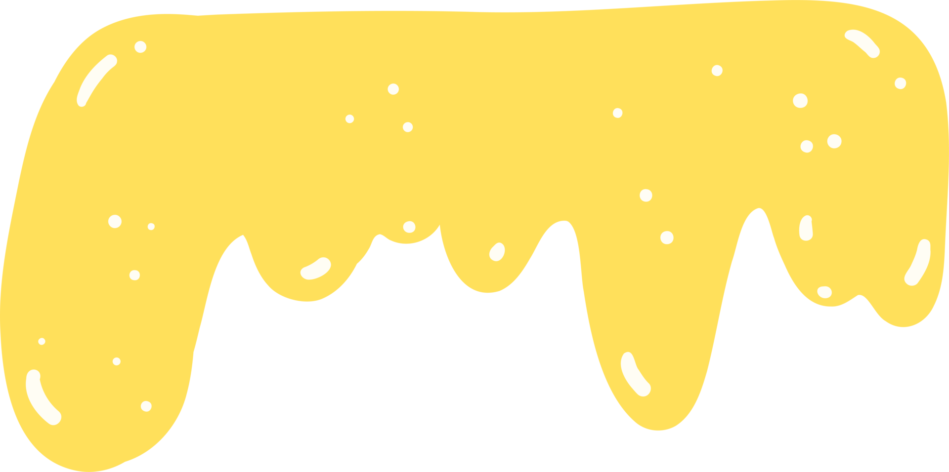 Honey drip banner 35041670 PNG