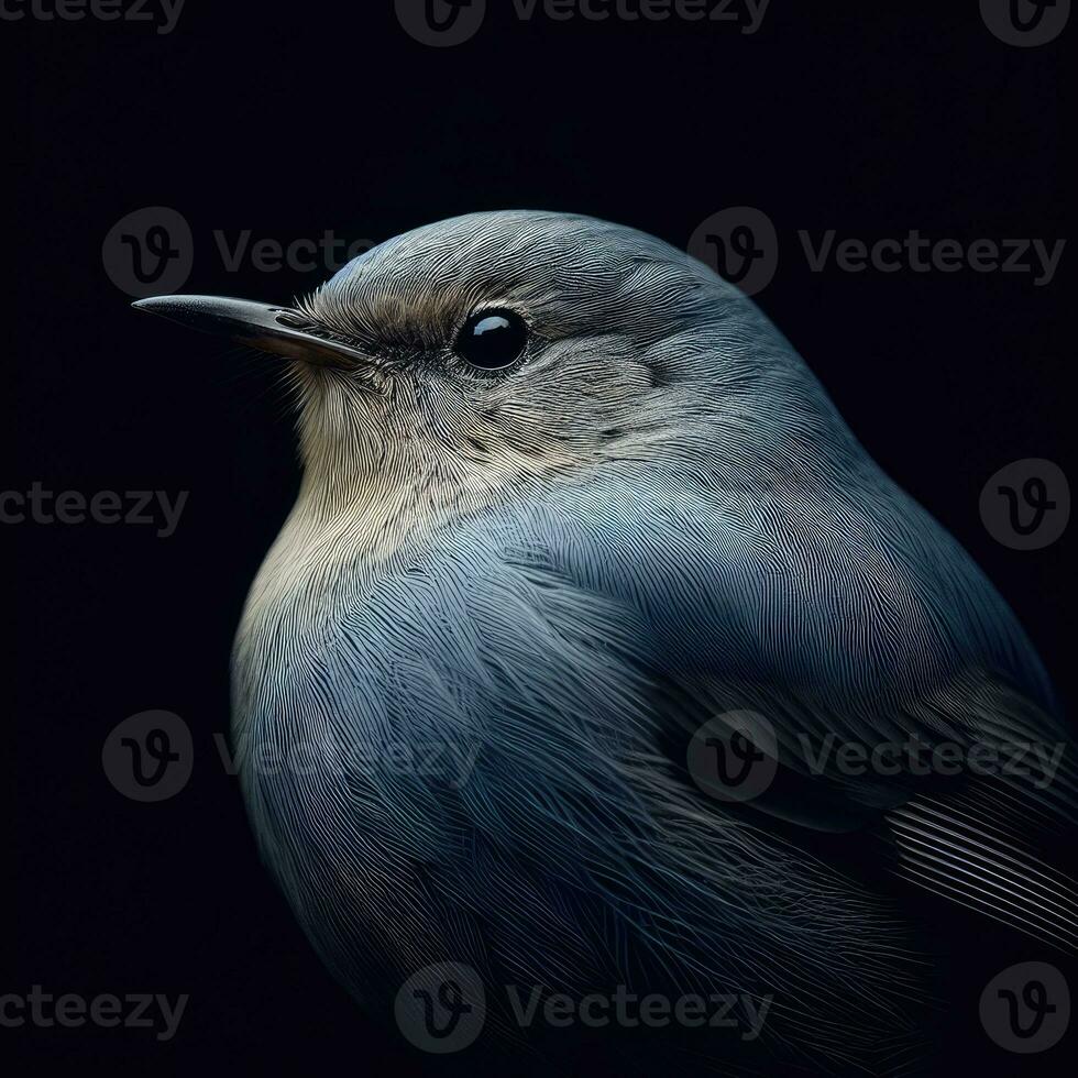 AI generated AI Generative Close up of a bird photo