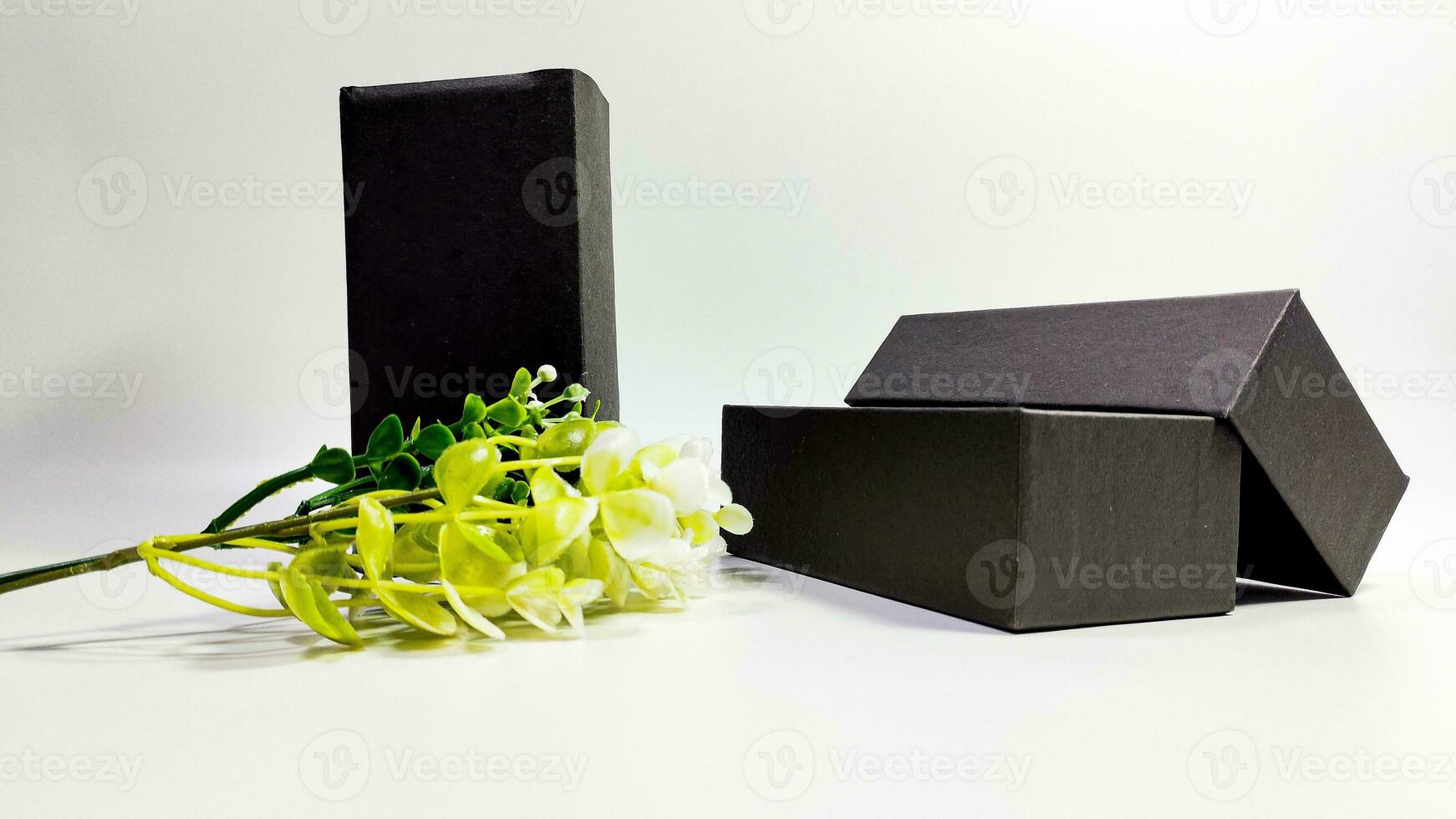Black box photo for your business product packaging mockup