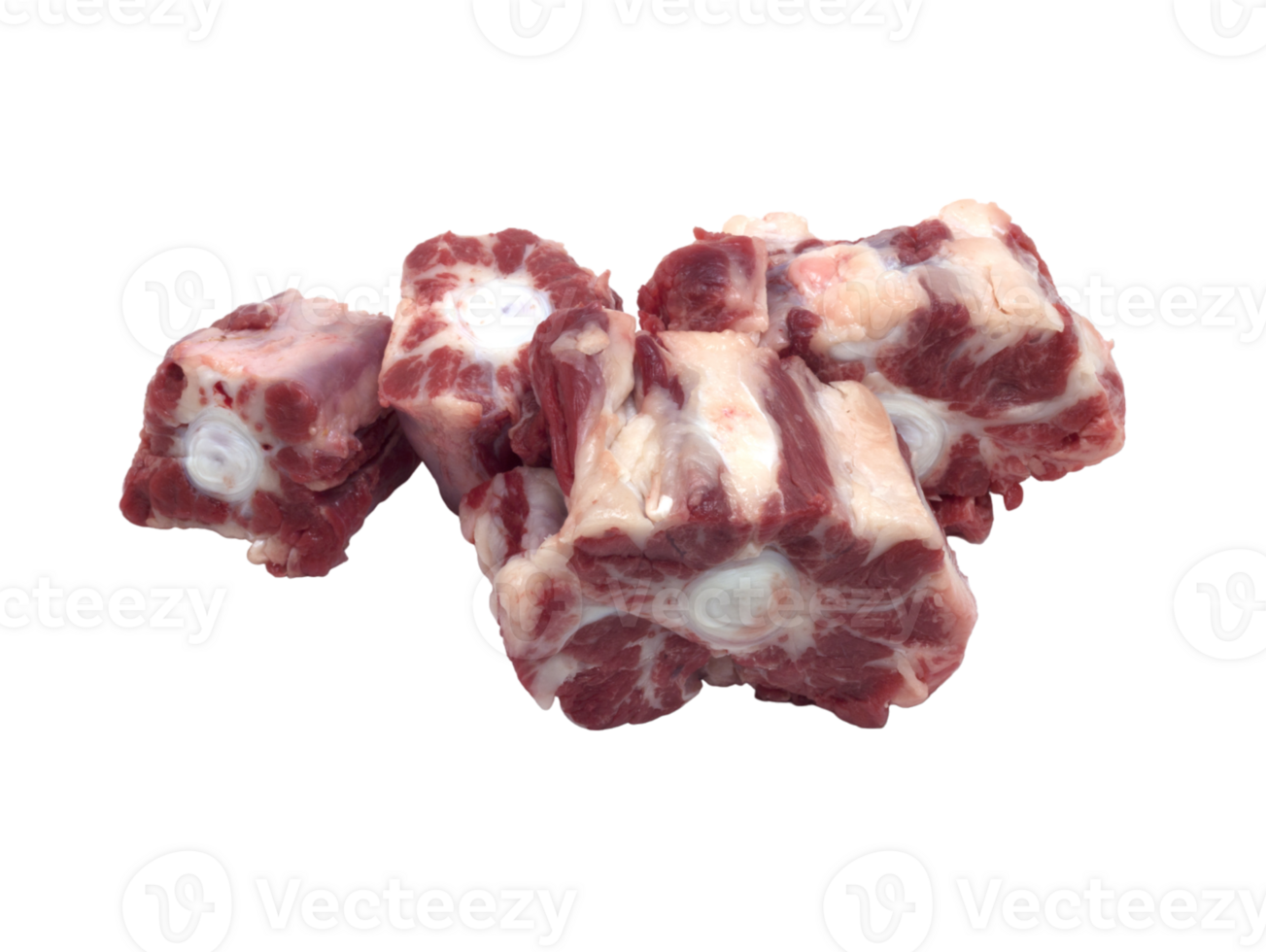 butcher's tail cleaned and cut into pieces png