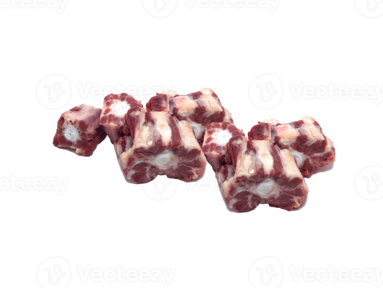 butcher's tail cleaned and cut into pieces png